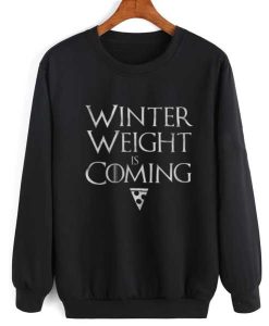 Winter Weight Pizza Lover Lazy Funny sweatshirt SS