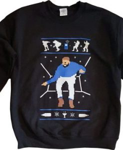 1-800 Hotline Bling Ugly Christmas Drake Sweatshirt SS