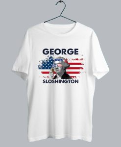 4th of July Drinking Presidents T Shirt SS