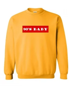 90s Baby Font Sweatshirt SS