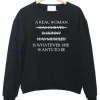 A Real Woman sweatshirt SS