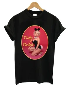 Dolly Parton Playboy Bunny Foto Poster T shirt SS
