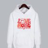 Love More Worry Less Valentines Day Hoodie SS