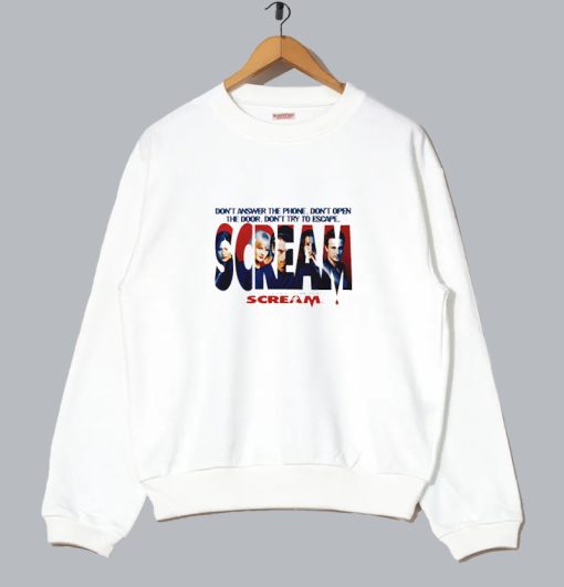 Vintage Scream 1996 Horror Movie Sweatshirt SS