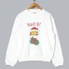 Vtg Christmas Stuff It Garfield Sweatshirt SS