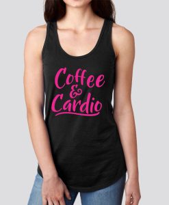 Coffee and Cardio Workout tank top SS