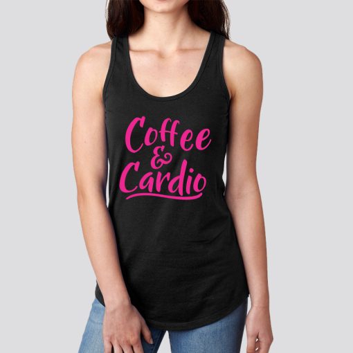 Coffee and Cardio Workout tank top SS