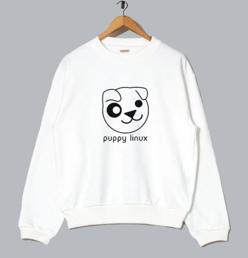 Funny Puppy Linux Sweatshirt SS