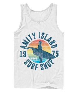 Jaws Retro Amity Island Surf Shop Tank Top SS