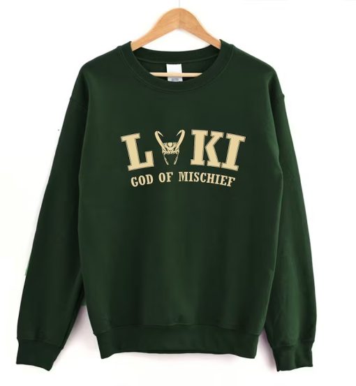 Loki God of Mischief Sweatshirt SS