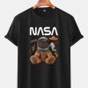 NASA Space Bear Print T-Shirt SS