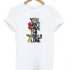 You Can’t Save the World Alone DC T-Shirt SS