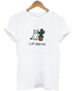 Cat And Me Cactus T Shirt SS