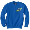Green Alien Pizza Planet Sweatshirt SS