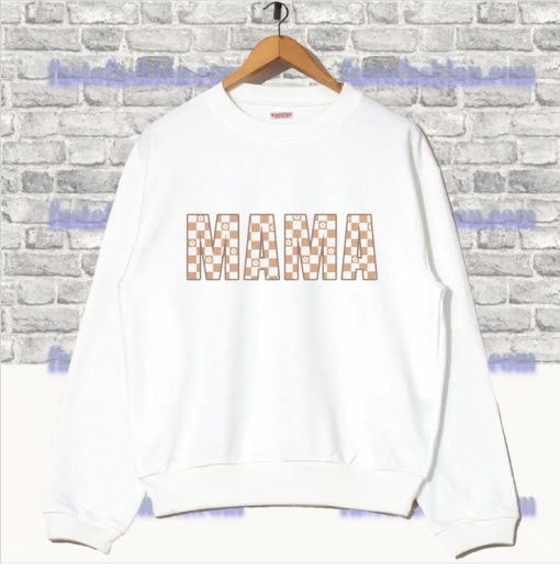 Checkered Mama Sweatshirt SS