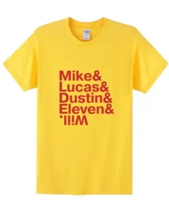 Mike & Lucas & Dustin & Eleven & Will T Shirt SS
