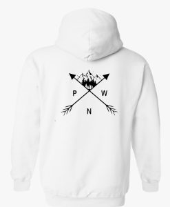 Pacific Northwest Mountain Hoodie Back SS