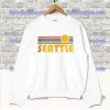 Retro Sunset Crewneck Seattle Sweatshirt SS