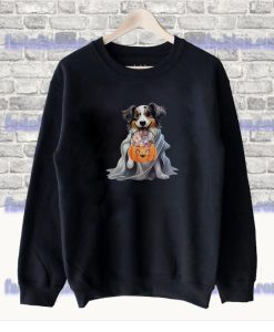Australian Shepard Halloween Dog Sweatshirt SS