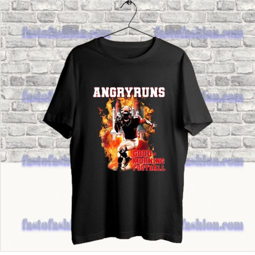 Angry Runs Football T Shirt SS