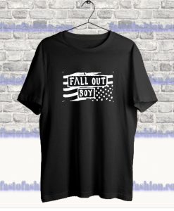 Us Flag Fall out Boy T Shirt SS