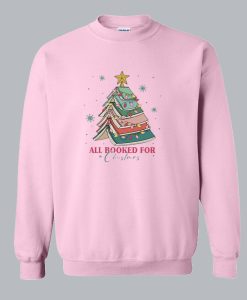 All Booked For Christmas Sweatshirt SS