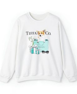Corgi Dog Tiffany And Co Sweatshirt SS