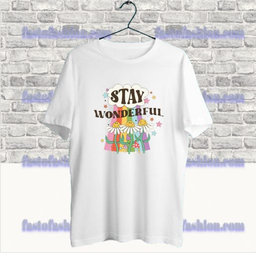 Daisy Stay Wonderfull Retro Vintage T-shirt SS