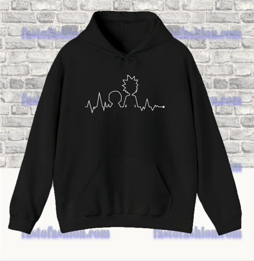 Heartbeat Rick and Morty Hoodie SF