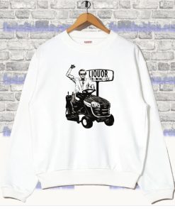 Liquor Tractor Vintage Beer 80s Sweatshirt SF