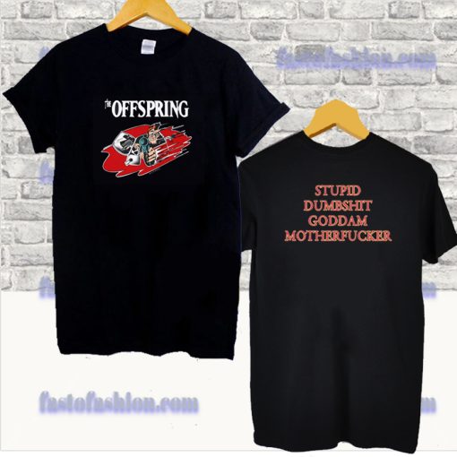 The Offspring Stupid Dumbshit Goddam Moth (2side) T Shirt SF