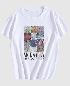 Nick Saban Dynasty The Eras Tour T Shirt
