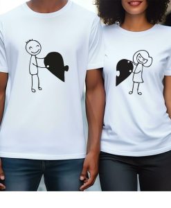 Valentines Day Matching Couple T shirt