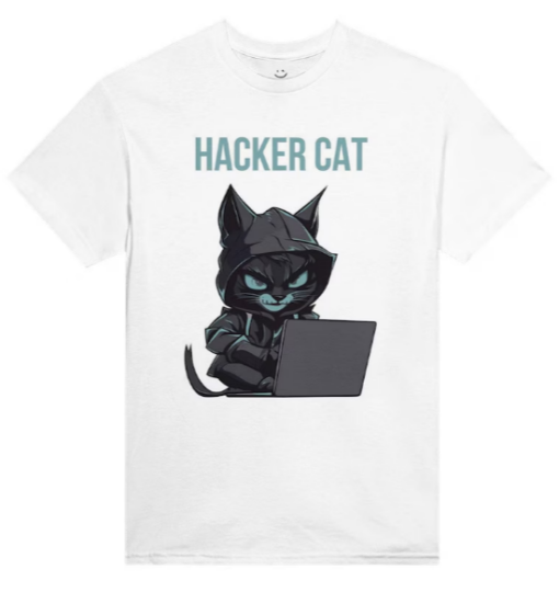 Hacker Cat T-shirt