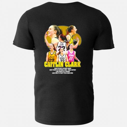 Iowa Mvp Caitlin Clark Signature T Shirt