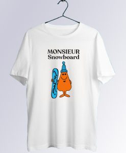 Monsieur Snowboard T Shirt