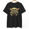 Baby Yoda Hug Flute t shirt