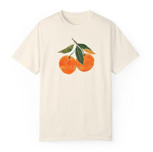 Vintage Orange Fruit T Shirt