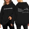 You Are Enough Hoodie TWOSIDE
