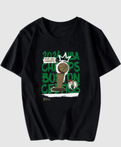 Boston Celtics Sportiqe 2024 NBA Finals Champions T Shirt