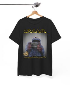 Cookie Monster Wu tang CREAM Cookie Rules Everything Around Me T-Shirt