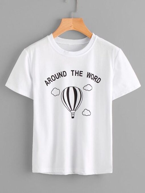 around the word T-shirts