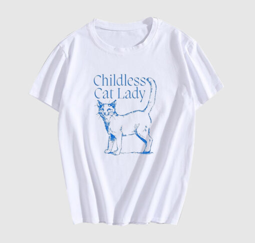 Cat Childless Cat Lady T Shirt