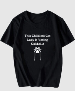 This Childless Cat Lady is Voting Kamala T Shirt