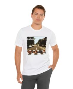 The Guinea Pigs Walking Abbey Road T-SHIRT thd2